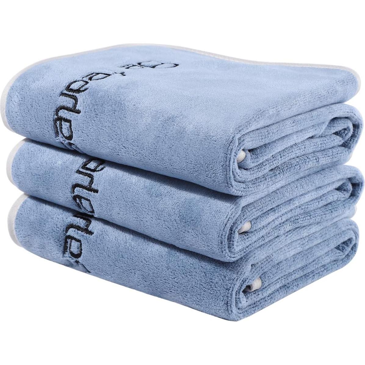 Conjunto de 3 Toallas de Gimnasio BOBOR Microfibra 35x74 cm