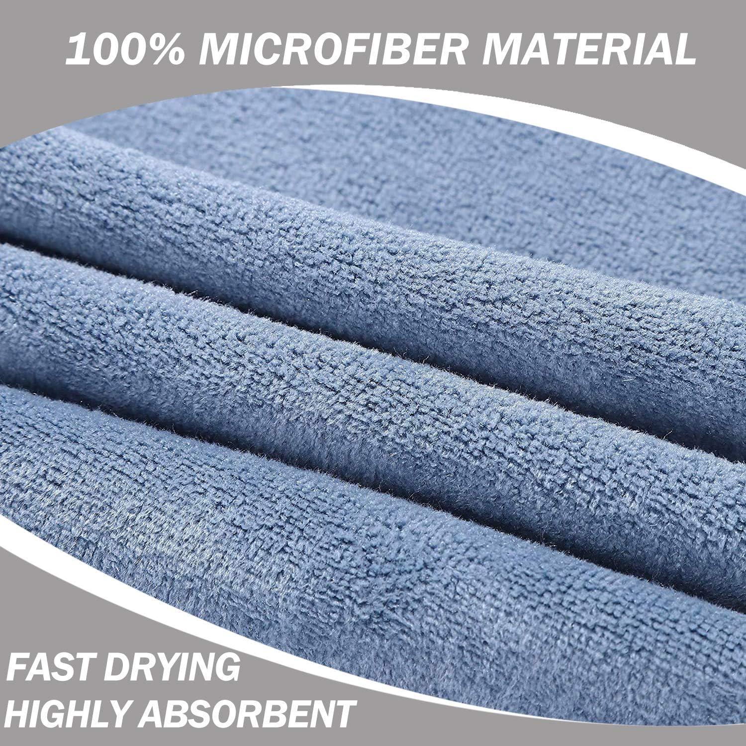 Conjunto de 3 Toallas de Gimnasio BOBOR Microfibra 35x74 cm