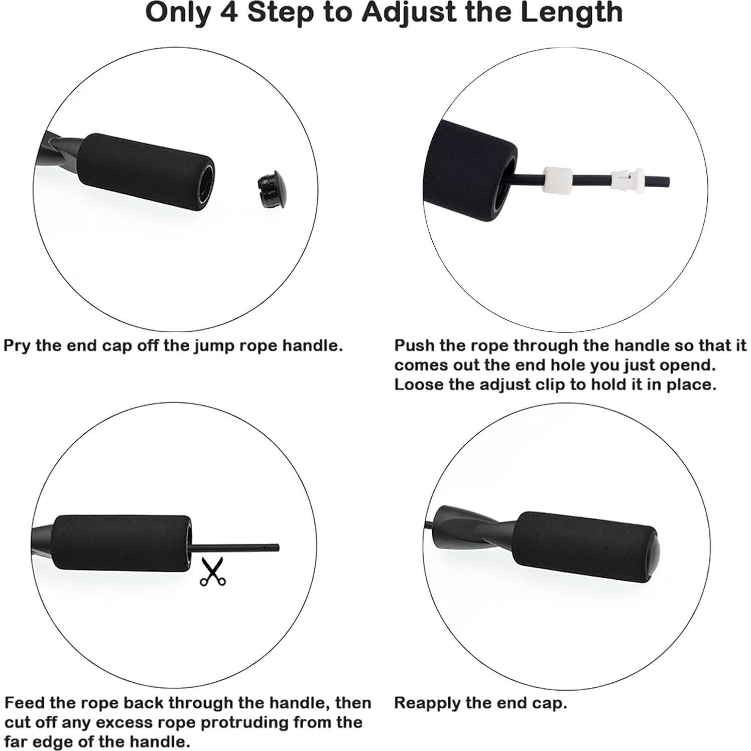 Cuerda de Salto Ajustable XYLsports para Fitness Unisex 294.64 cm