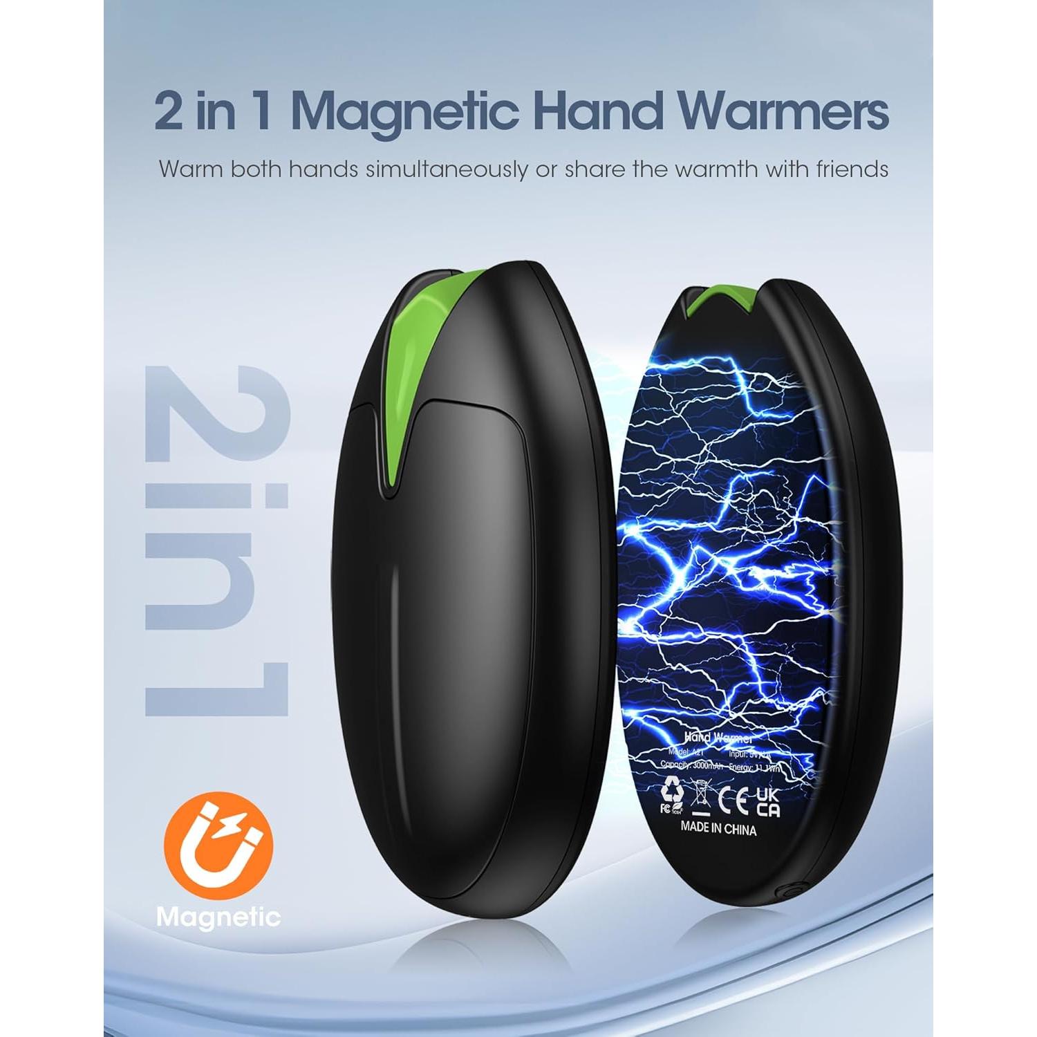 Calentadores de Manos Recargables Andwing A23 6000mAh 20h