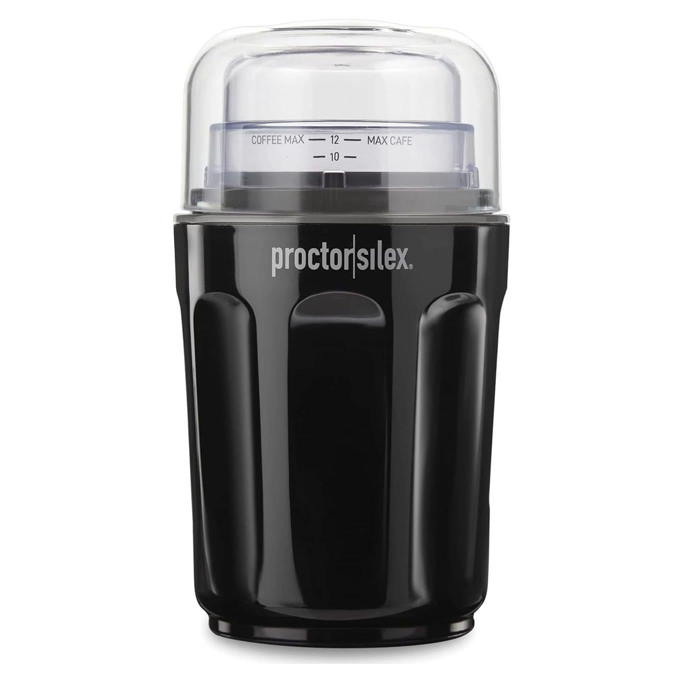 Molinillo de Café Eléctrico Proctor Silex 12 Tazas Negro