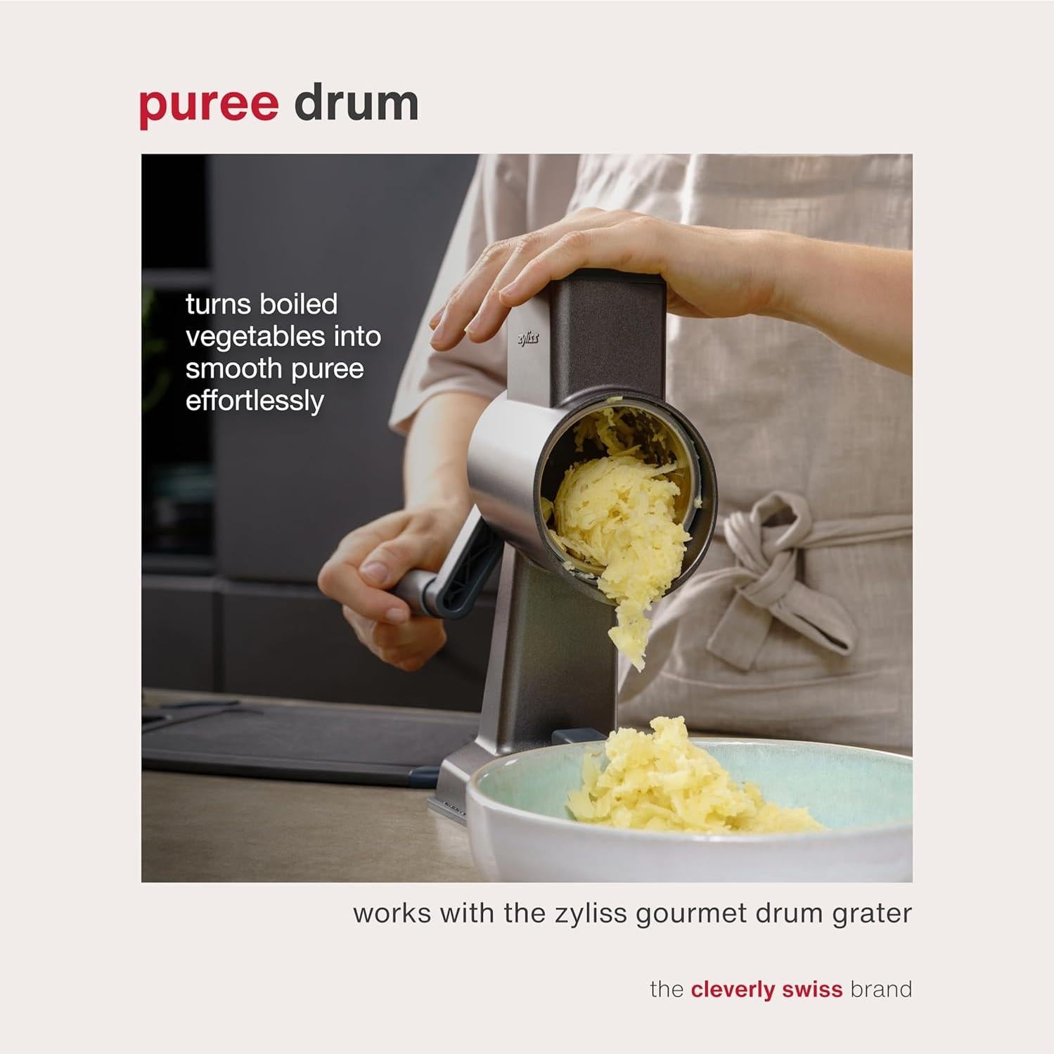 Cuchilla de Tambor para Puré Zyliss E900058 Acero Inoxidable