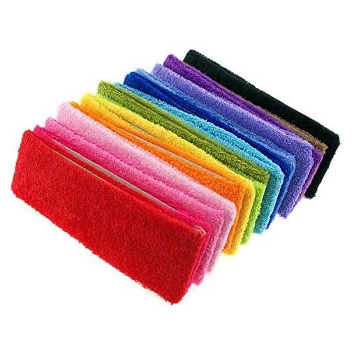 Diademas de Sudor INNOLIFE 15 PCS Algodón Suave Unisex