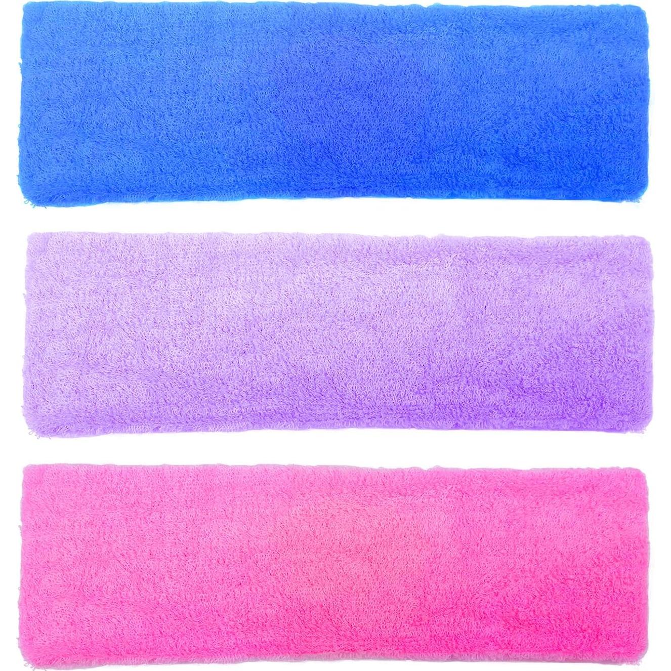 Diademas de Sudor INNOLIFE 15 PCS Algodón Suave Unisex