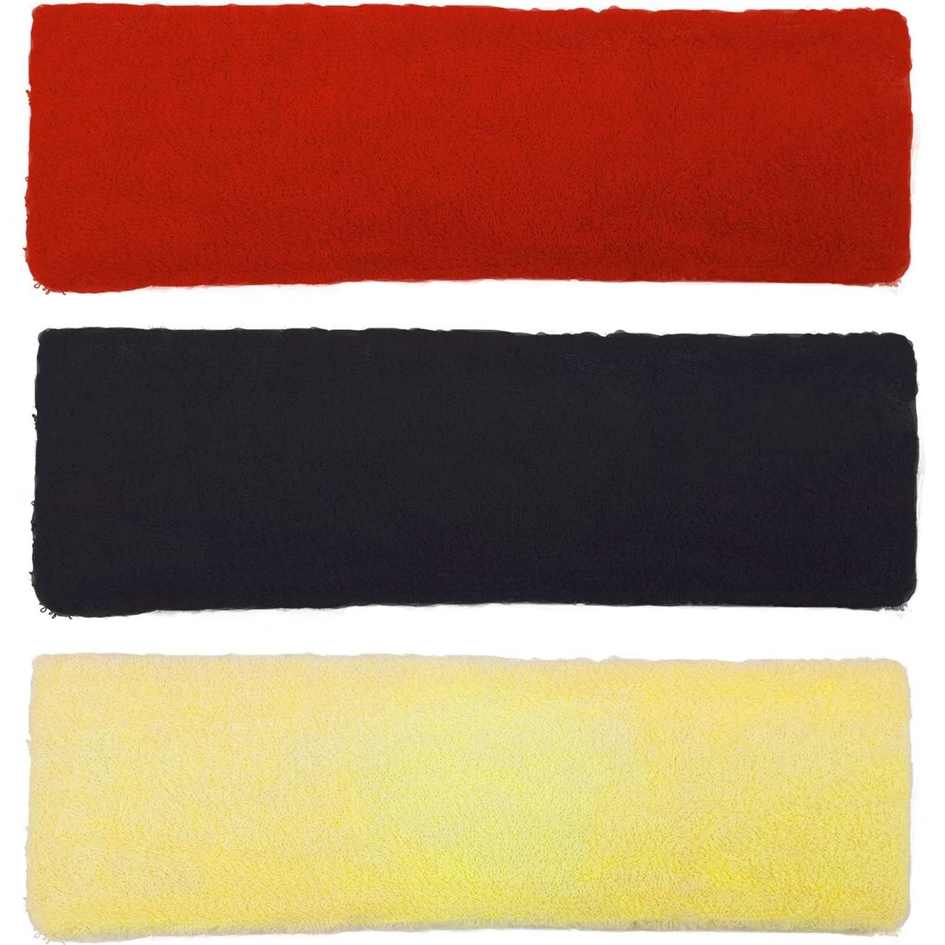 Diademas de Sudor INNOLIFE 15 PCS Algodón Suave Unisex