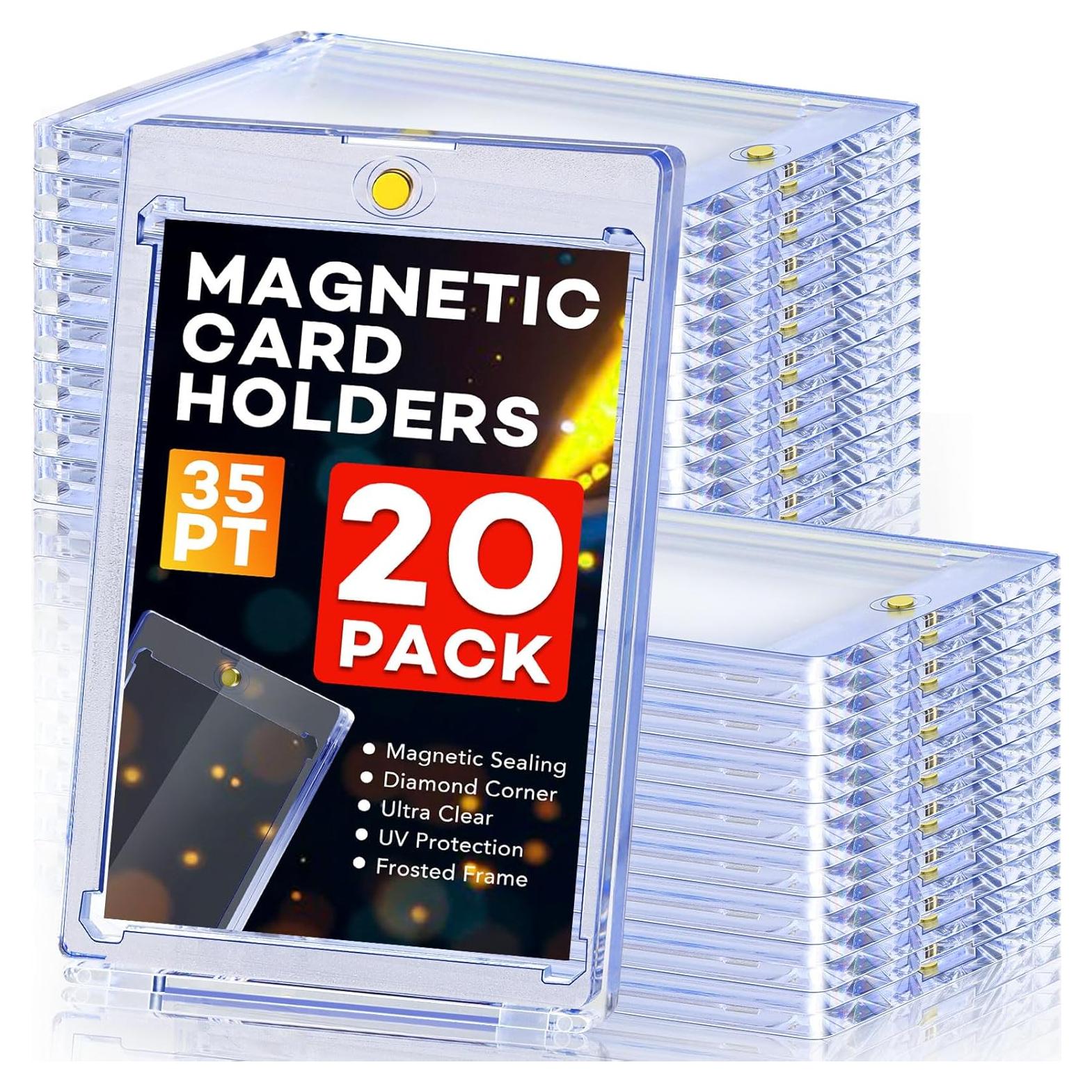 20 Soportes Magnéticos para Tarjetas ZENOWICK 35pt UV