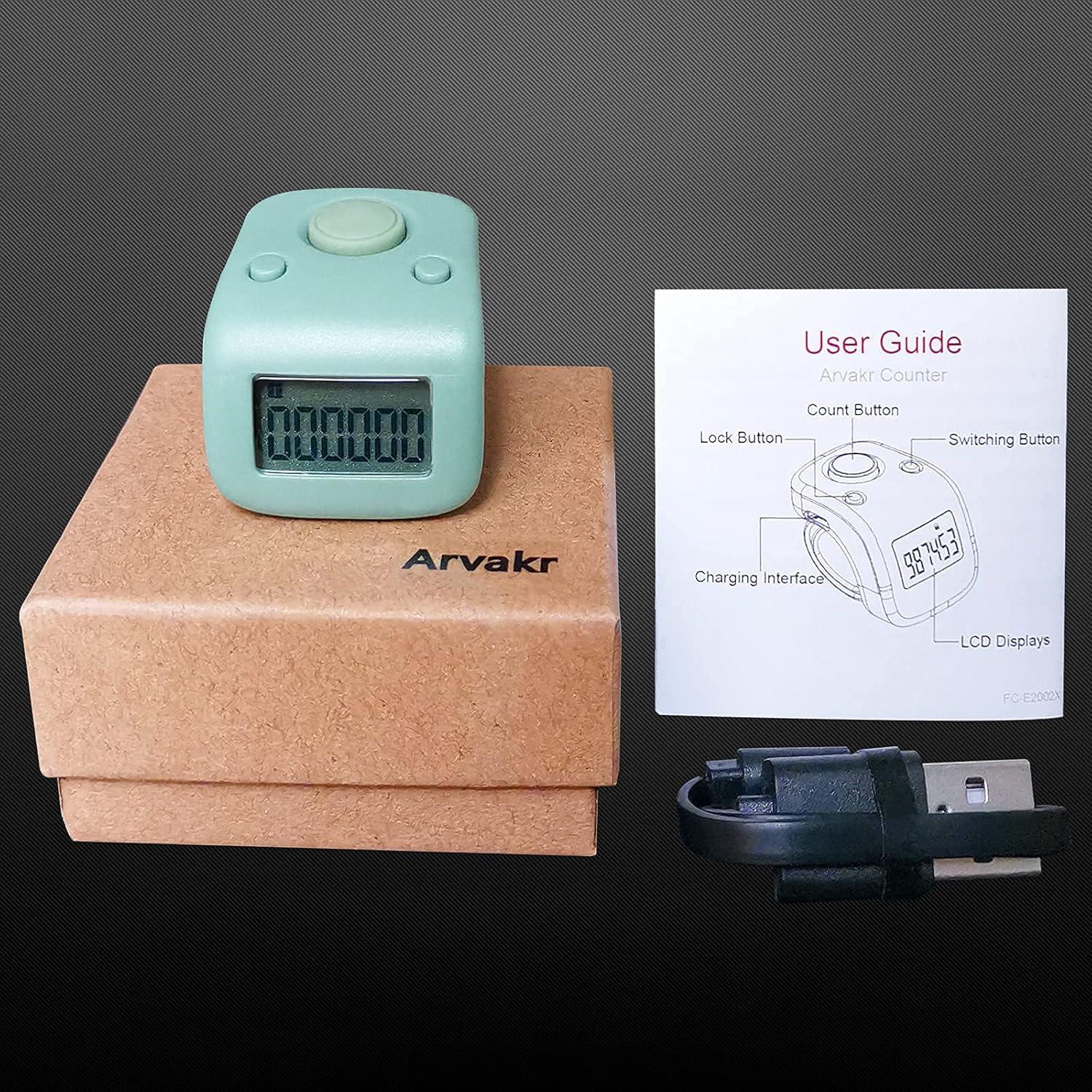 Contador Digital Silencioso Arvakr 6 Canales LED Recargable