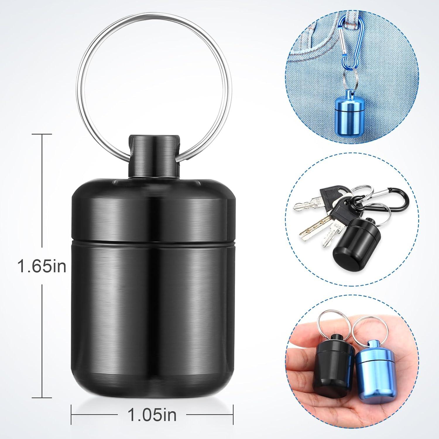 Estuche Metalico Hicarer 4 Pack para Tapones de Oído y Joyería