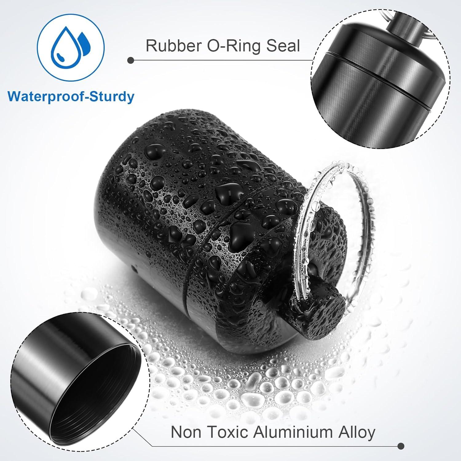 Estuche Metalico Hicarer 4 Pack para Tapones de Oído y Joyería