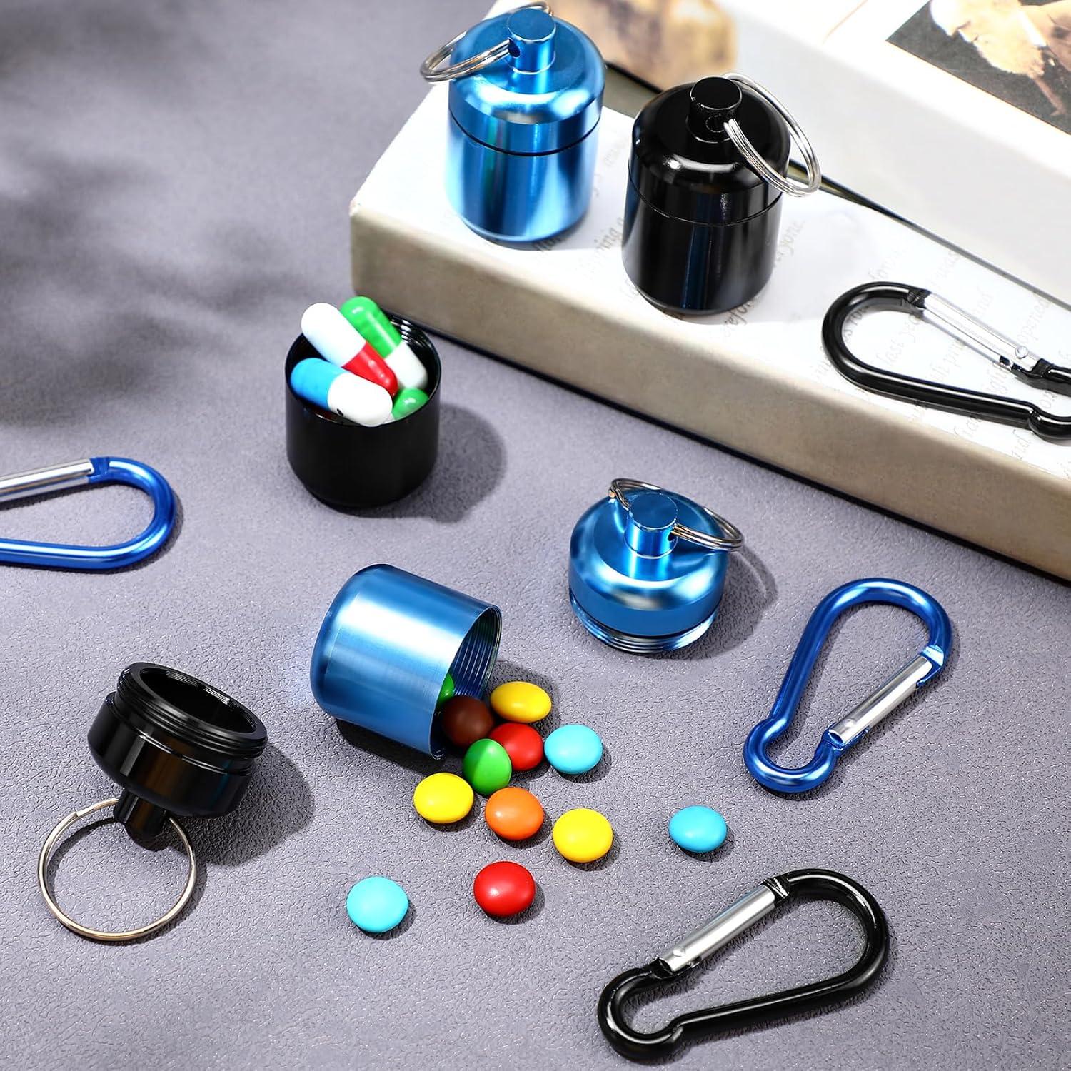 Estuche Metalico Hicarer 4 Pack para Tapones de Oído y Joyería