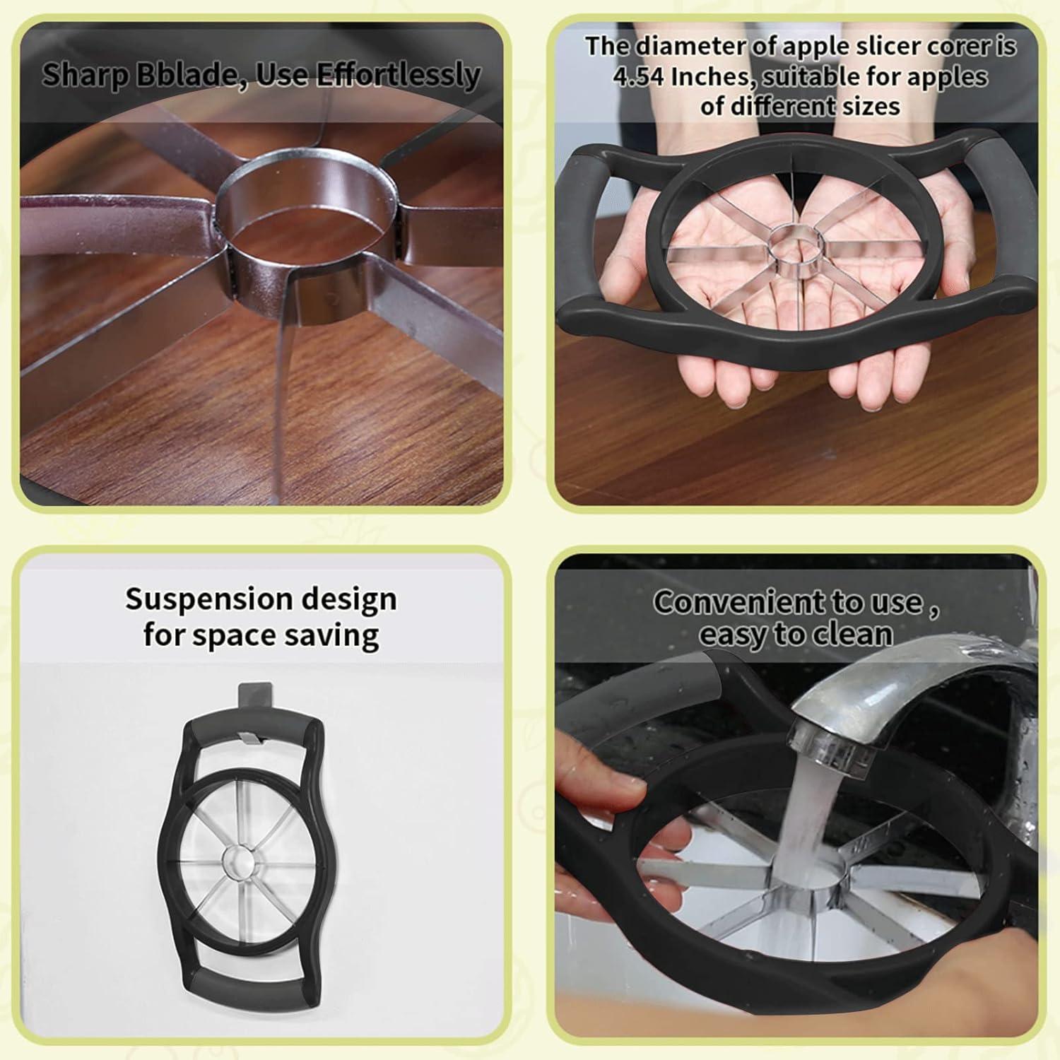 Cortador y Descorazonador de Manzanas Newness 8 Rebanadas