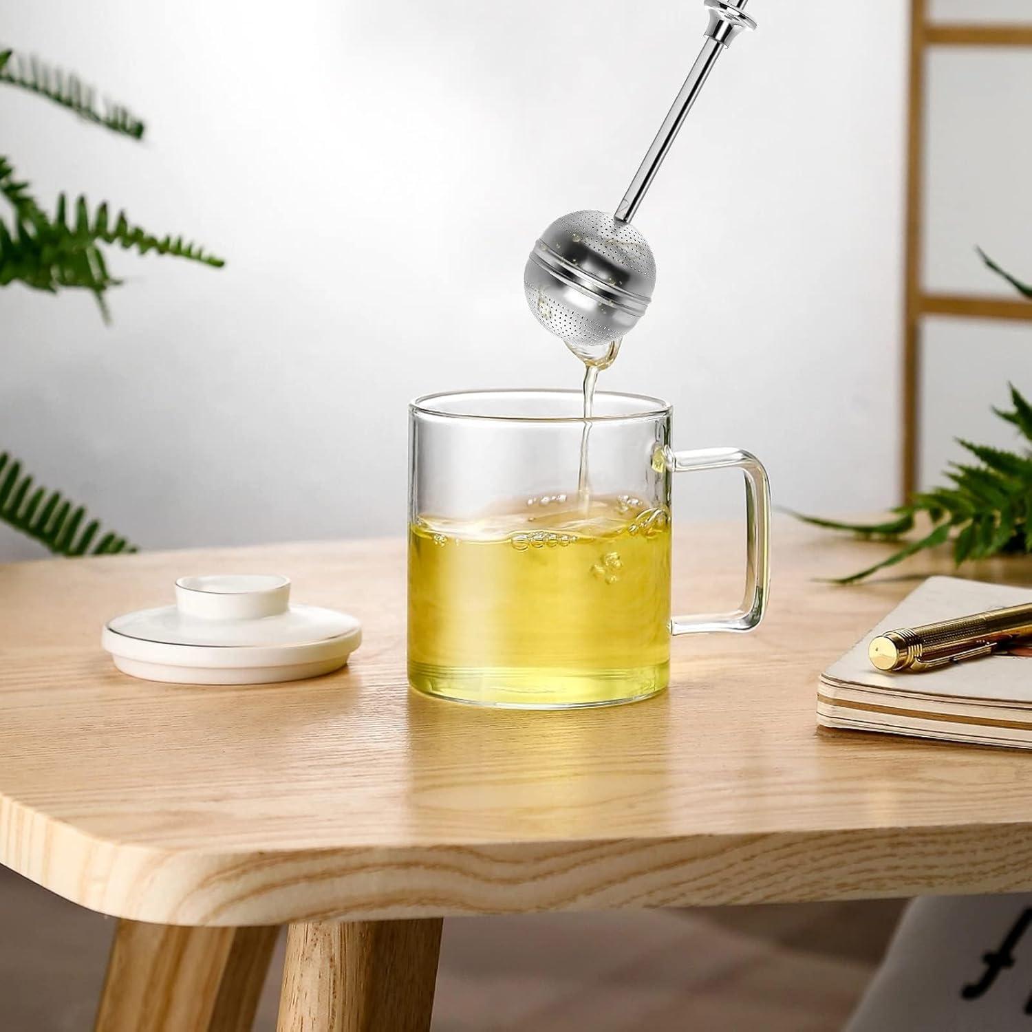 Infusor de Té de Mango Largo Numola, Acero Inoxidable, 2 Piezas