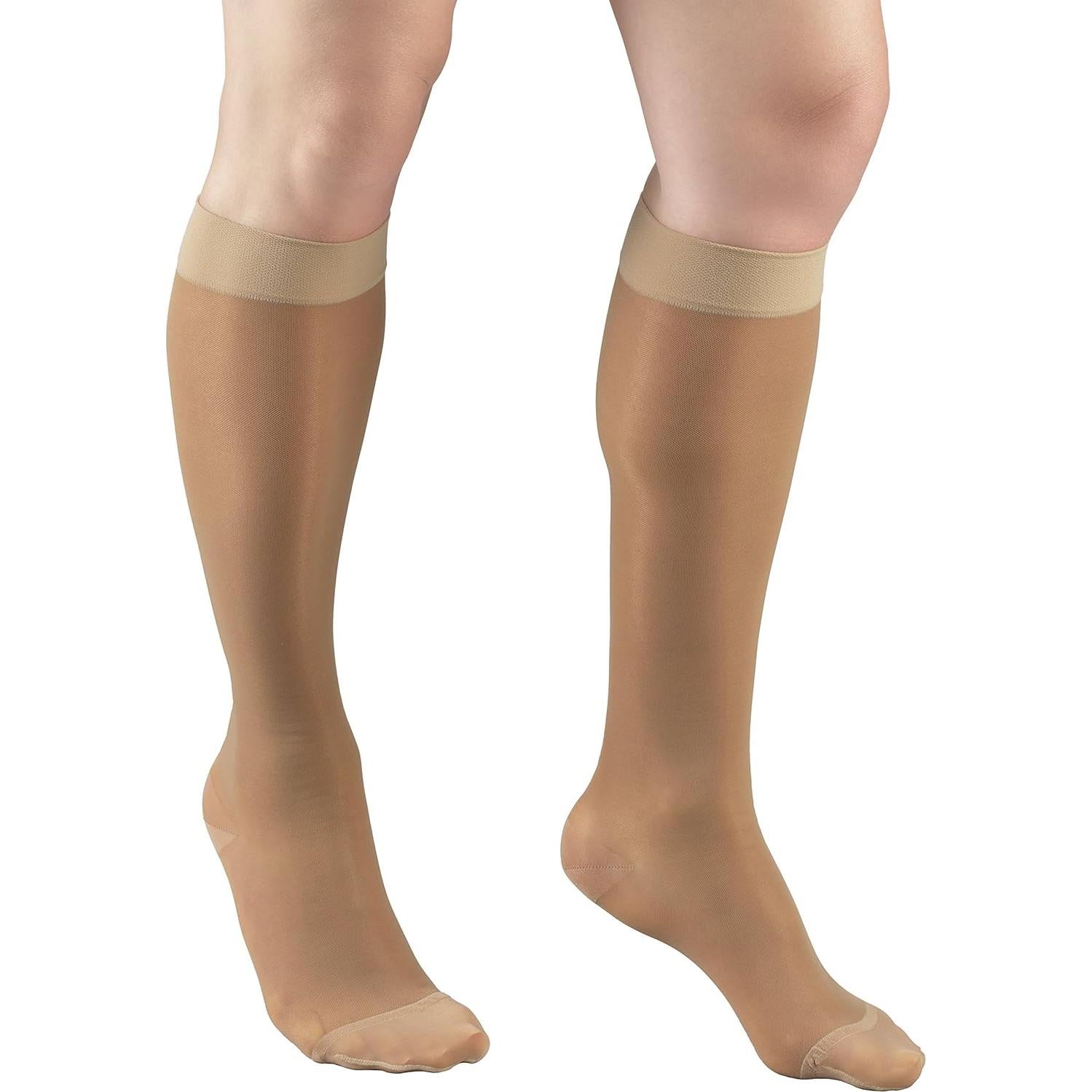 Medias de Compresión Truform 1773 para Mujeres 15-20 mmHg Beige
