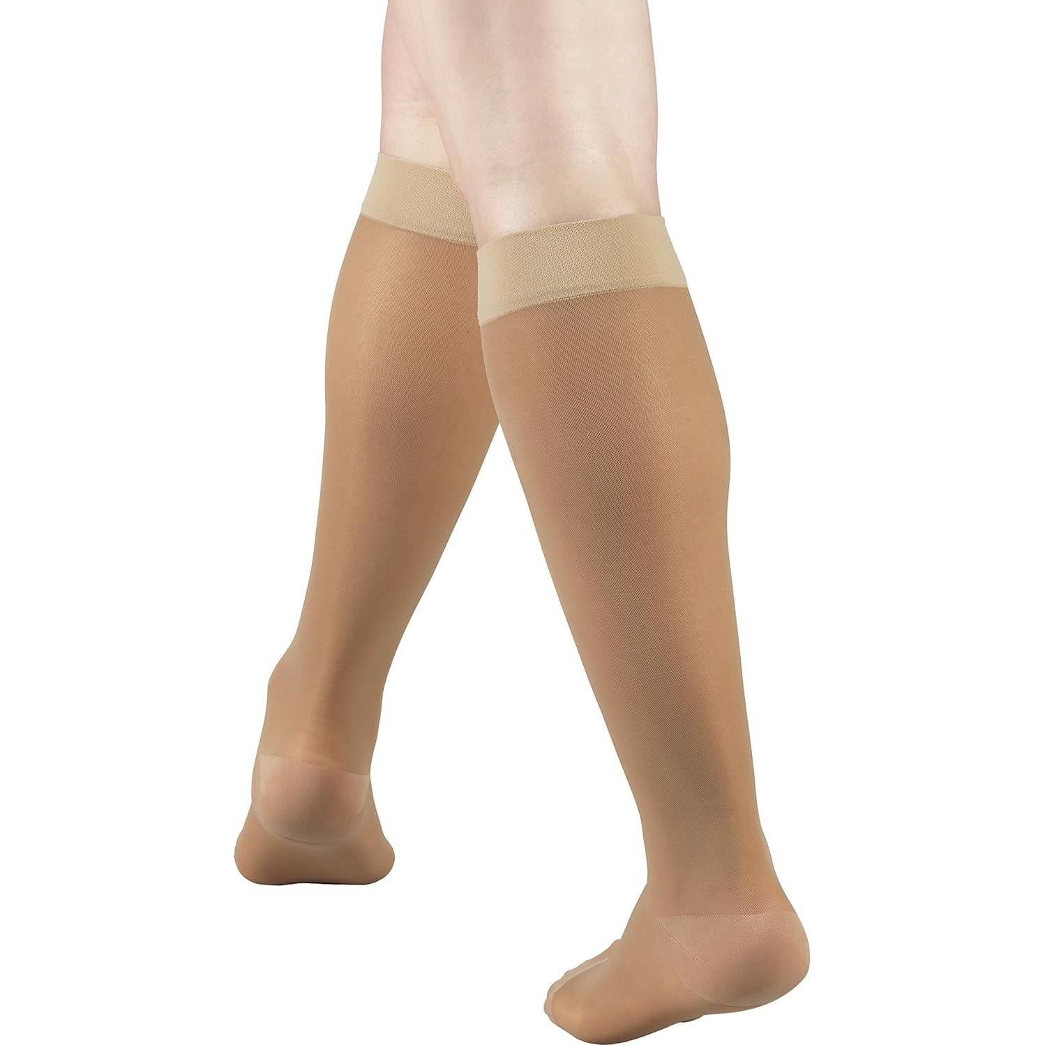 Medias de Compresión Truform 1773 para Mujeres 15-20 mmHg Beige