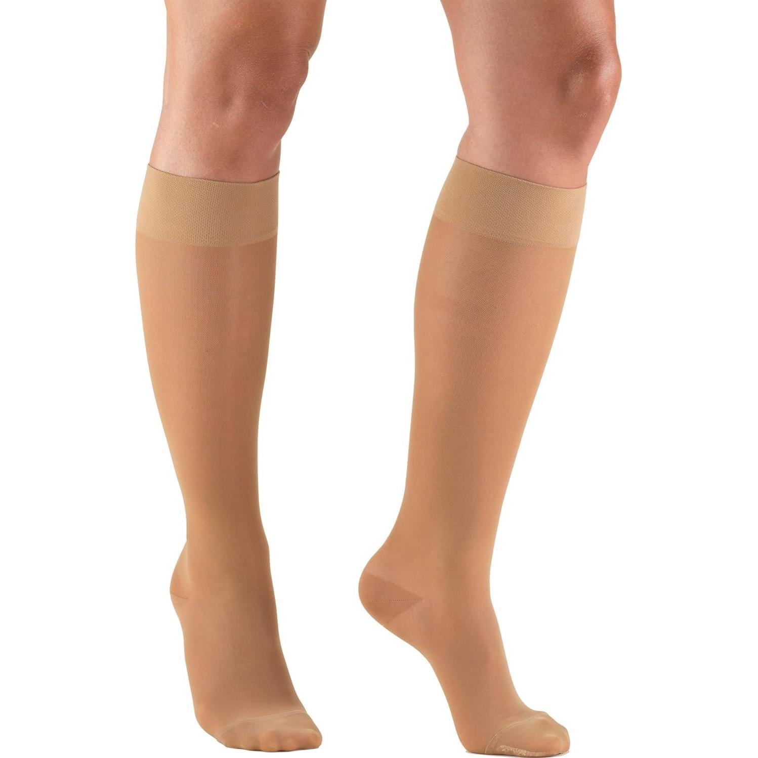 Medias de Compresión Truform 1773 para Mujeres 15-20 mmHg Beige