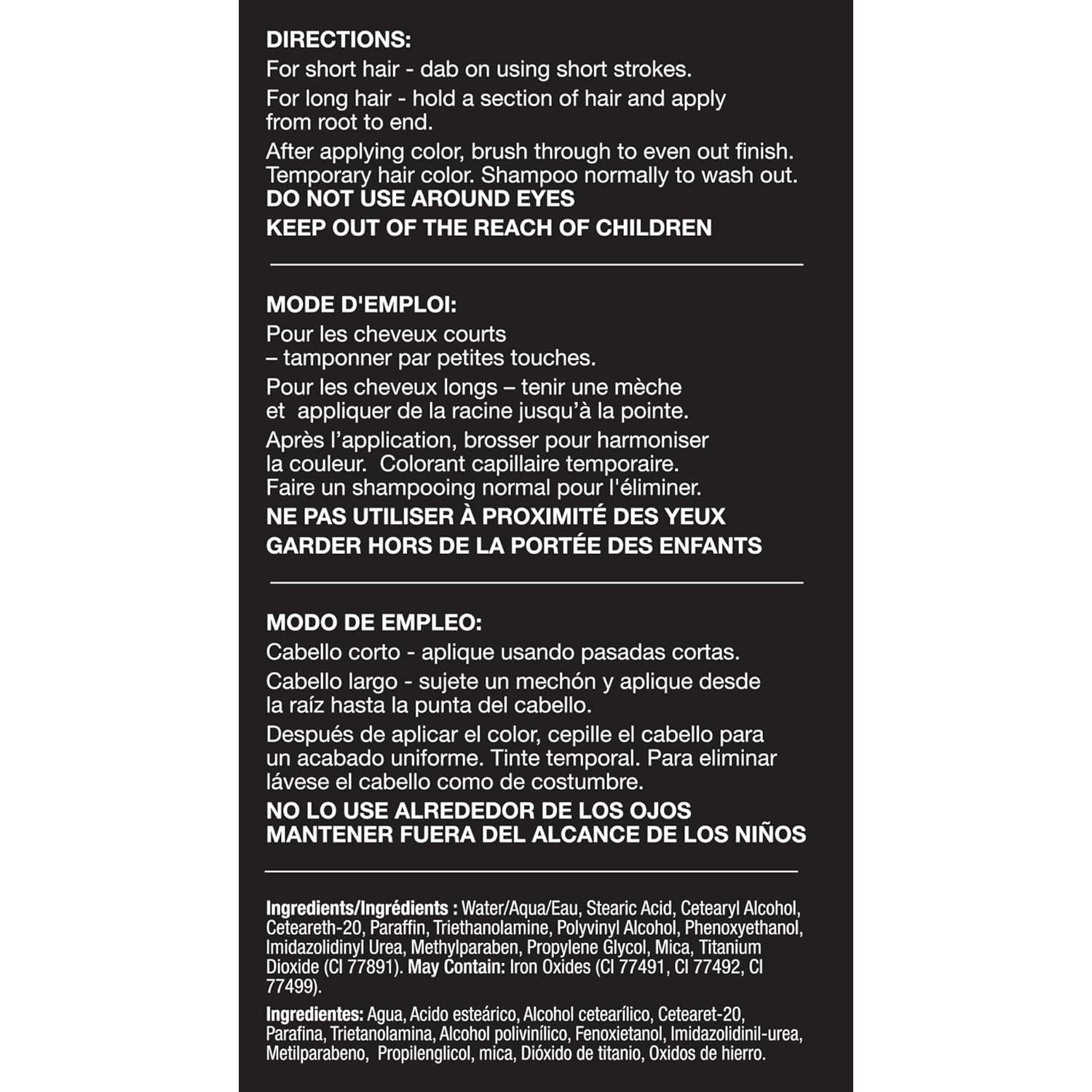 Pincel Cubrir Tu Gris Fisk - Negro - 20.32 cm