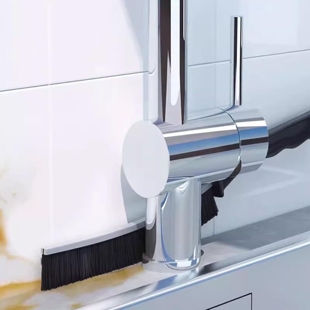 Cepillo de limpieza de ranuras Heideryafei 4 piezas negro