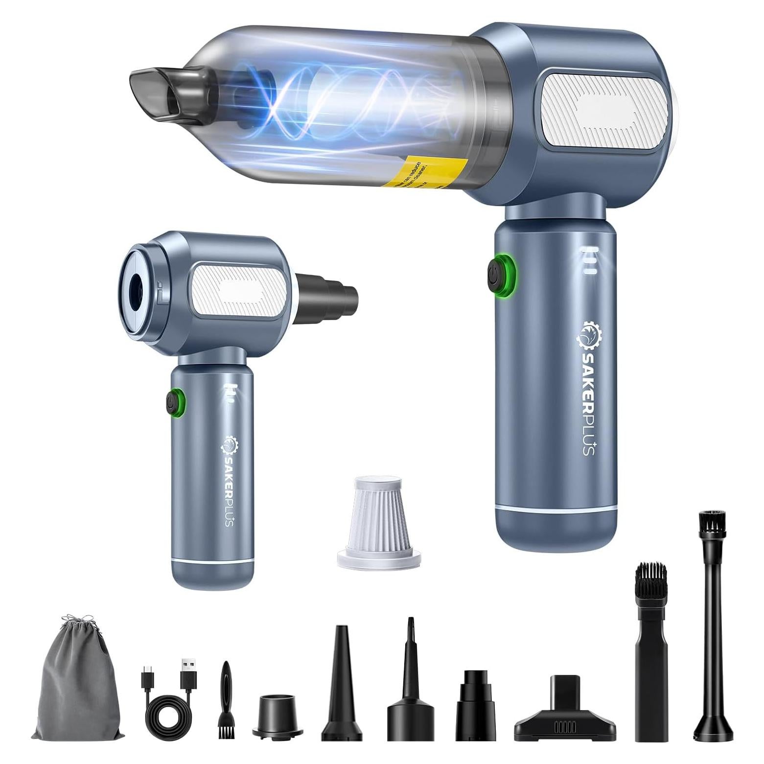 Mini Aspiradora Inalámbrica SakerPlus SW106 3 en 1 17500Pa