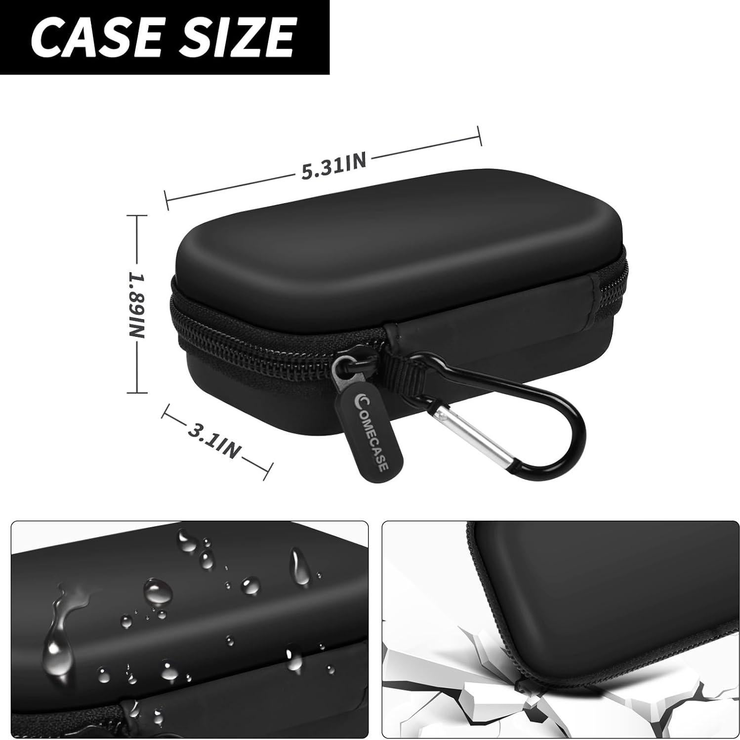 Funda de Almacenamiento para SSD SanDisk 1TB 2TB 4TB - Negra