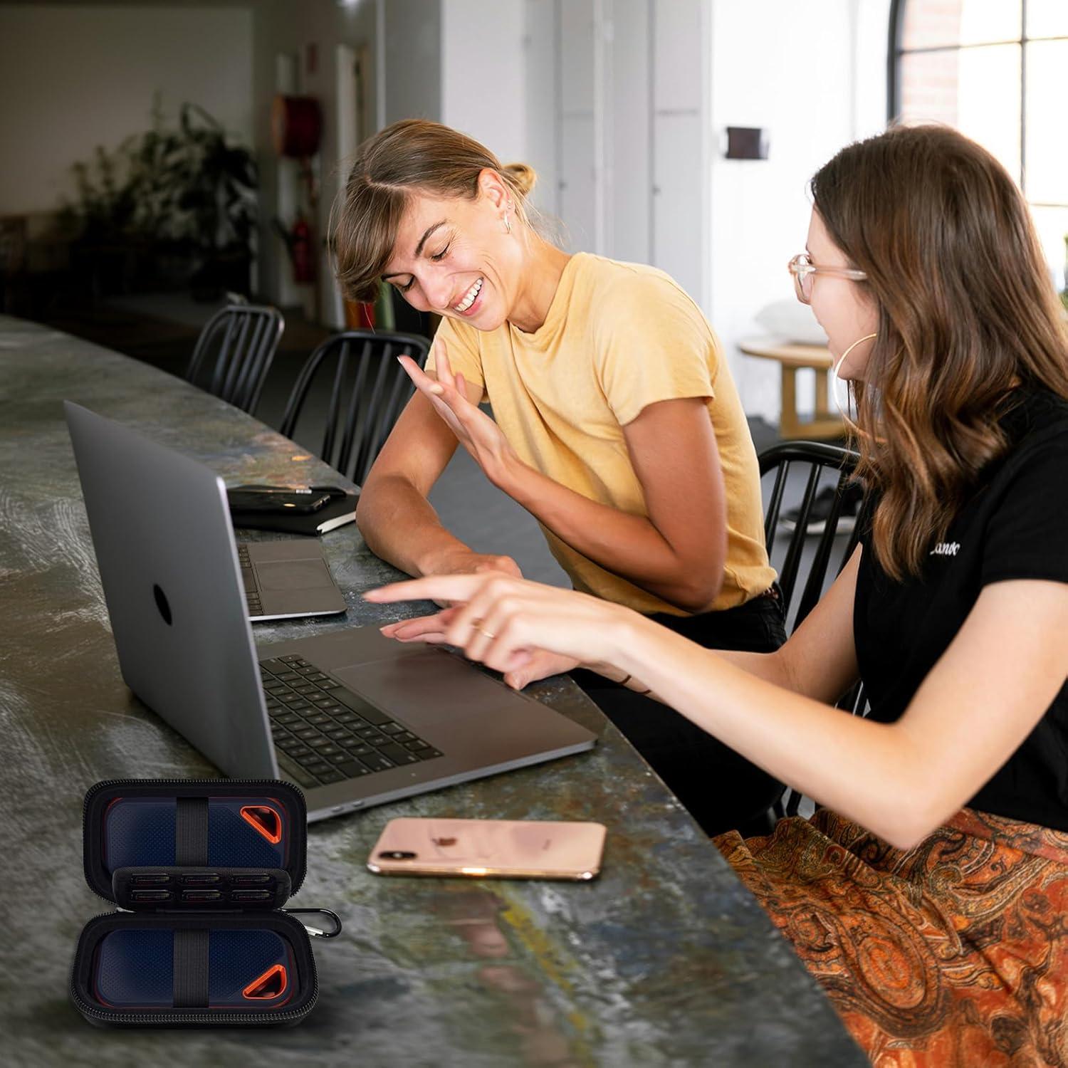 Funda de Almacenamiento para SSD SanDisk 1TB 2TB 4TB - Negra