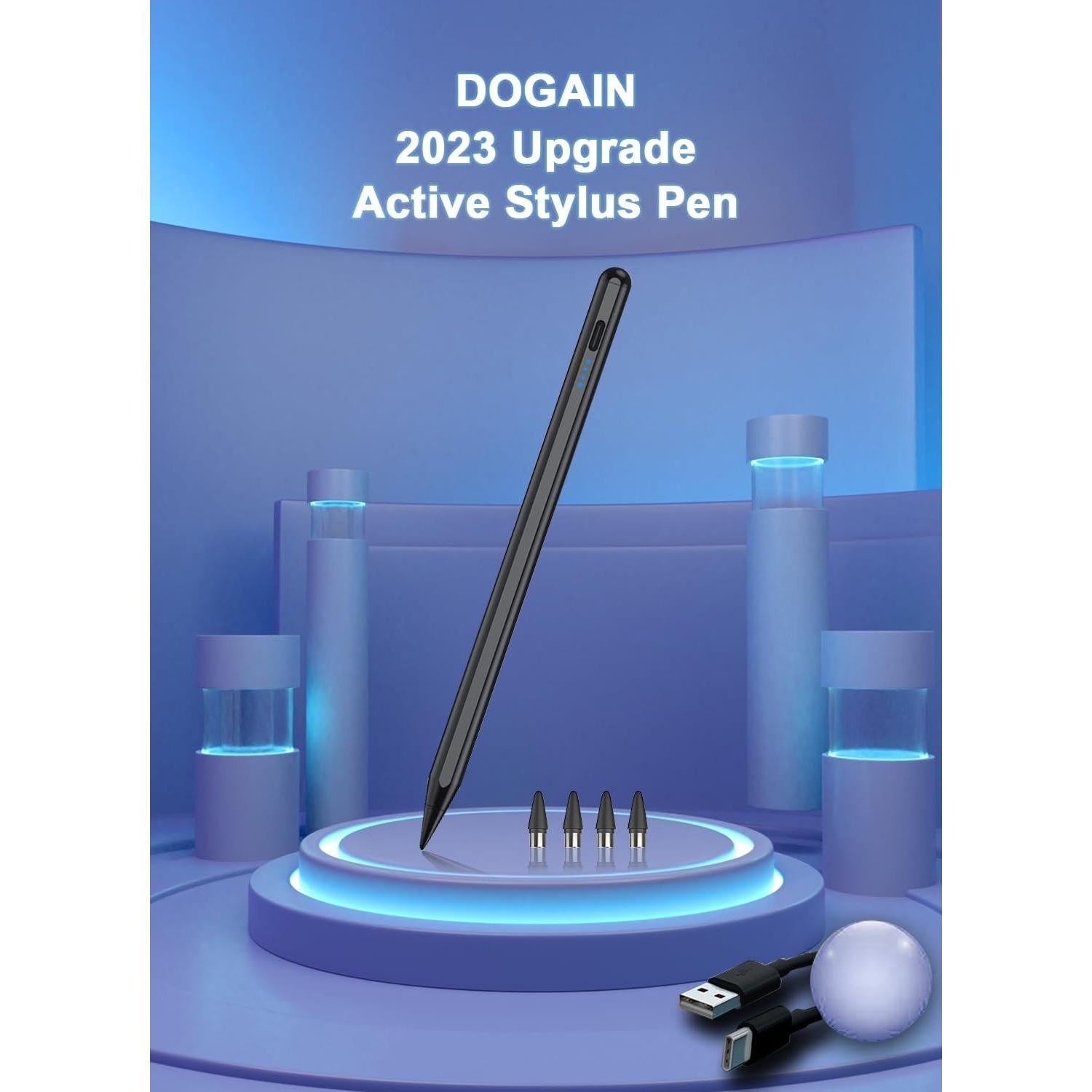 Lápiz Óptico DOGAIN para Pantallas Táctiles USB-C Negro