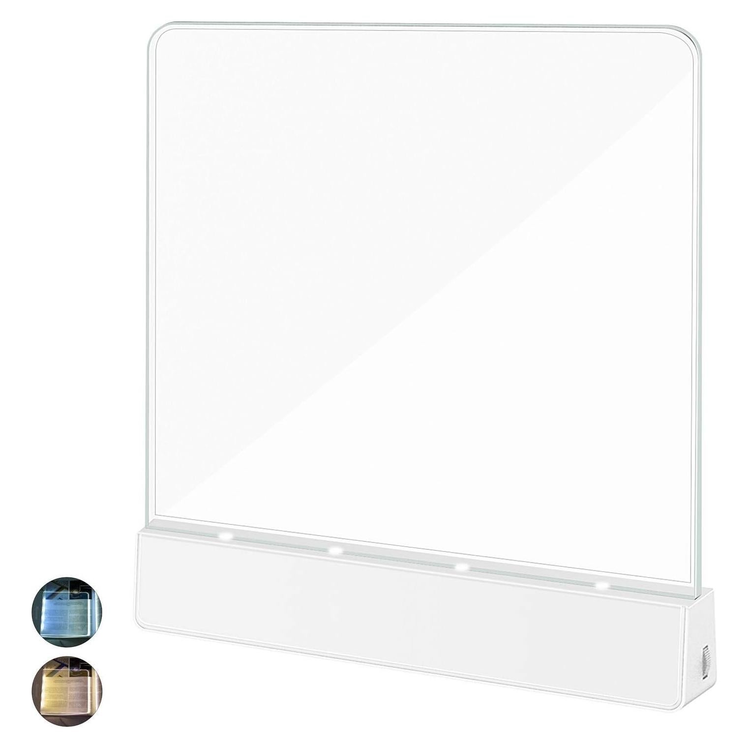 Lámpara de lectura LED Sgzshsld, brillo ajustable, 17.78x21.08cm