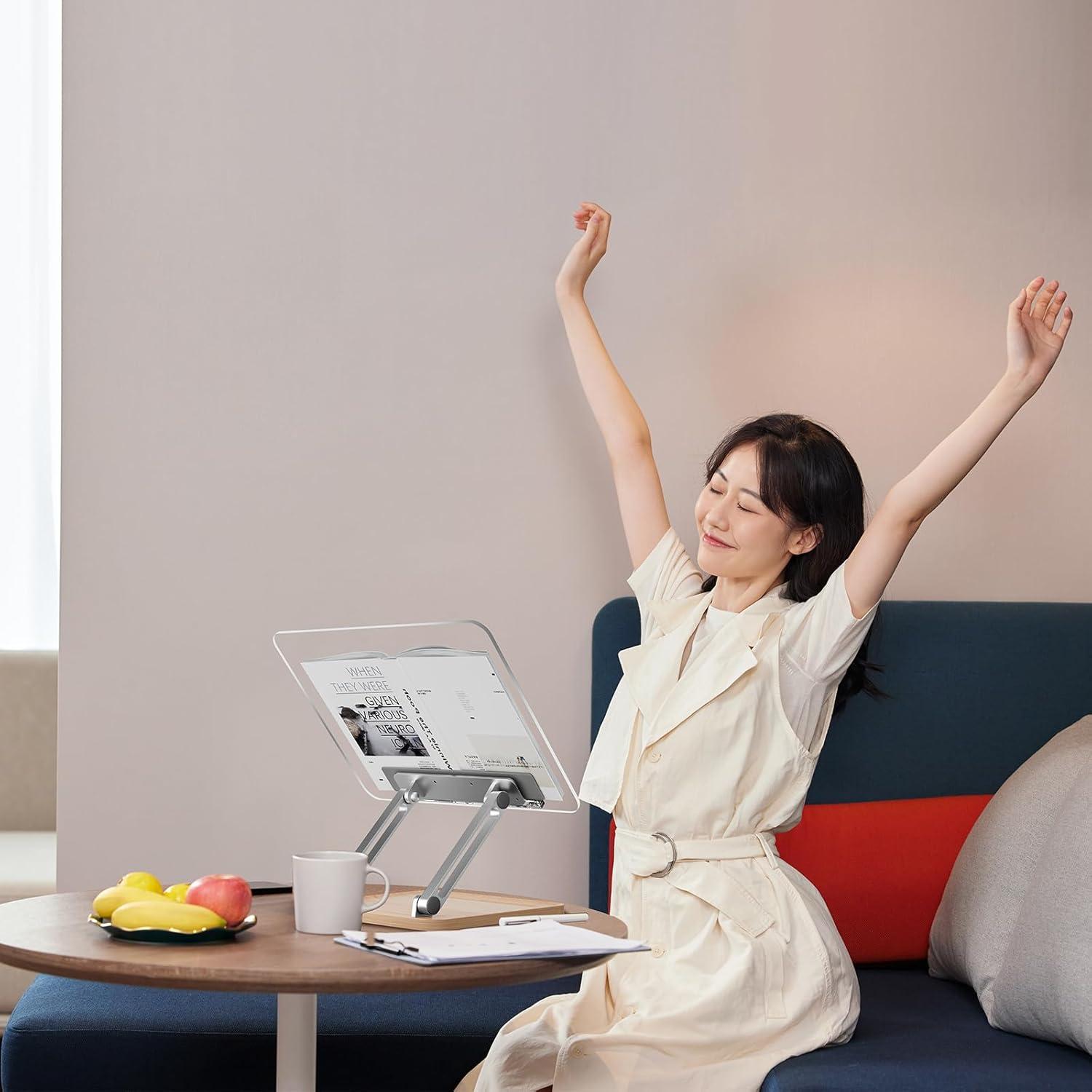 Soporte de Libro Acrílico Ajustable UPERGO BG-4B 1.4kg