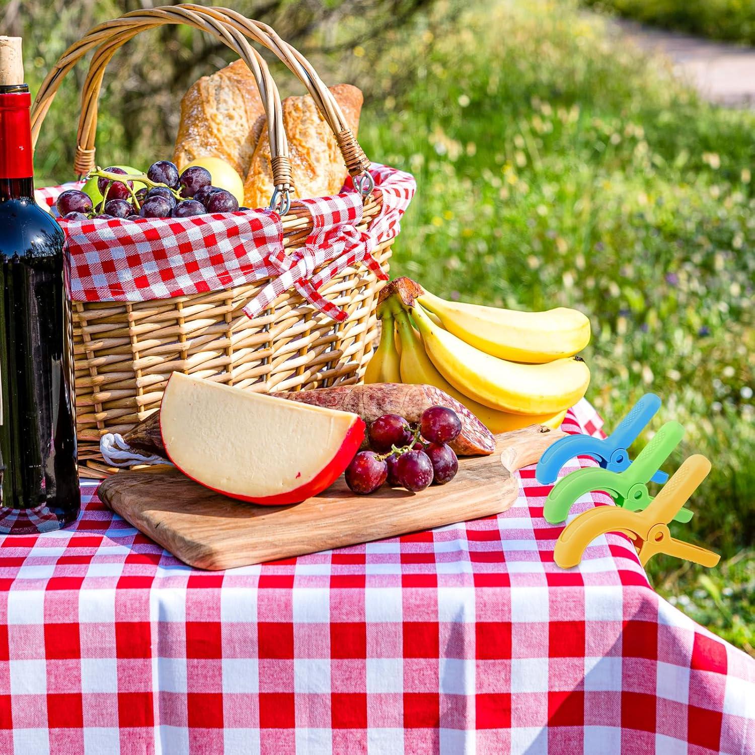 Clips para Toallas de Playa Minyaluck - 12 Pcs Multicolor