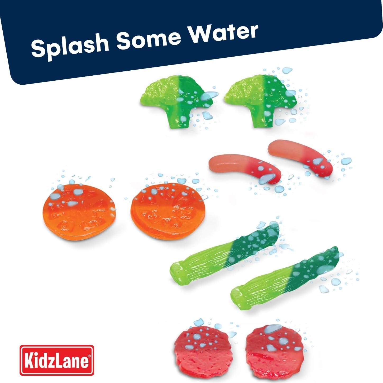 Juego de Comida de Juguete Kidzlane - Set de 22 Piezas Cambia Color