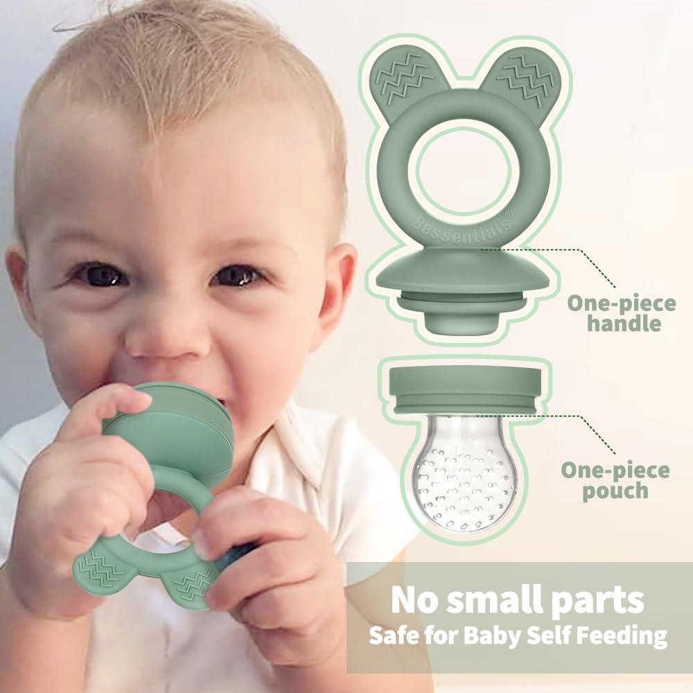 Alimentador de Frutas Bessentials para Bebés - 2 Piezas de Silicona