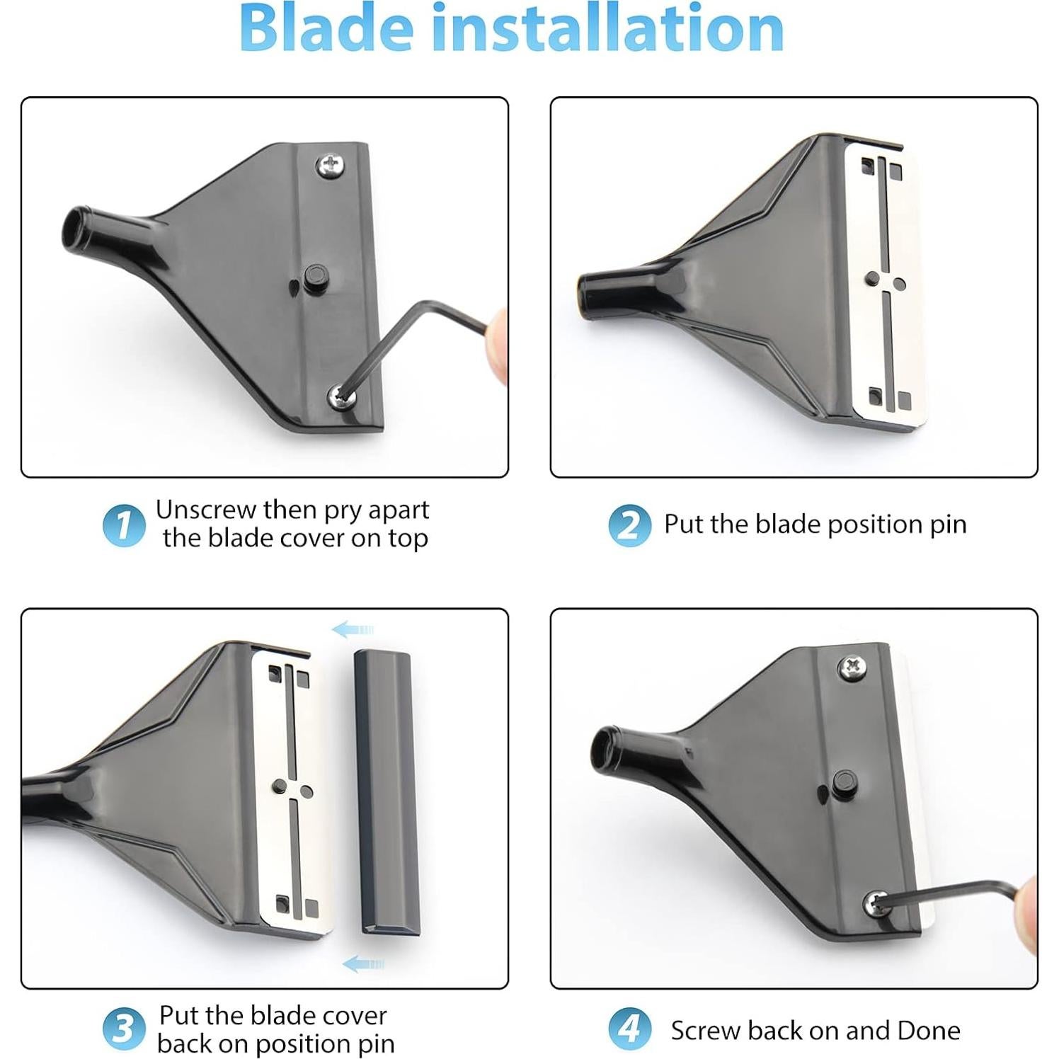 Rascador de Algas Pronetcus para Acuarios 40.96 cm con 10 Cuchillas