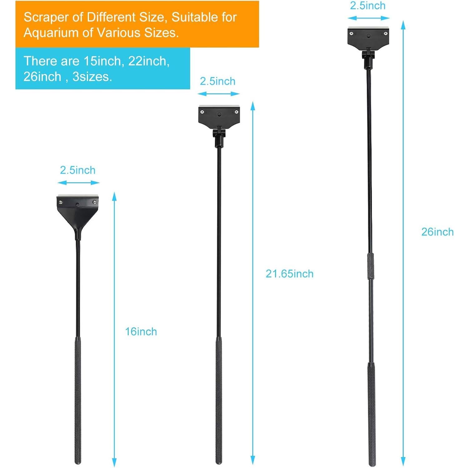 Rascador de Algas Pronetcus para Acuarios 40.96 cm con 10 Cuchillas