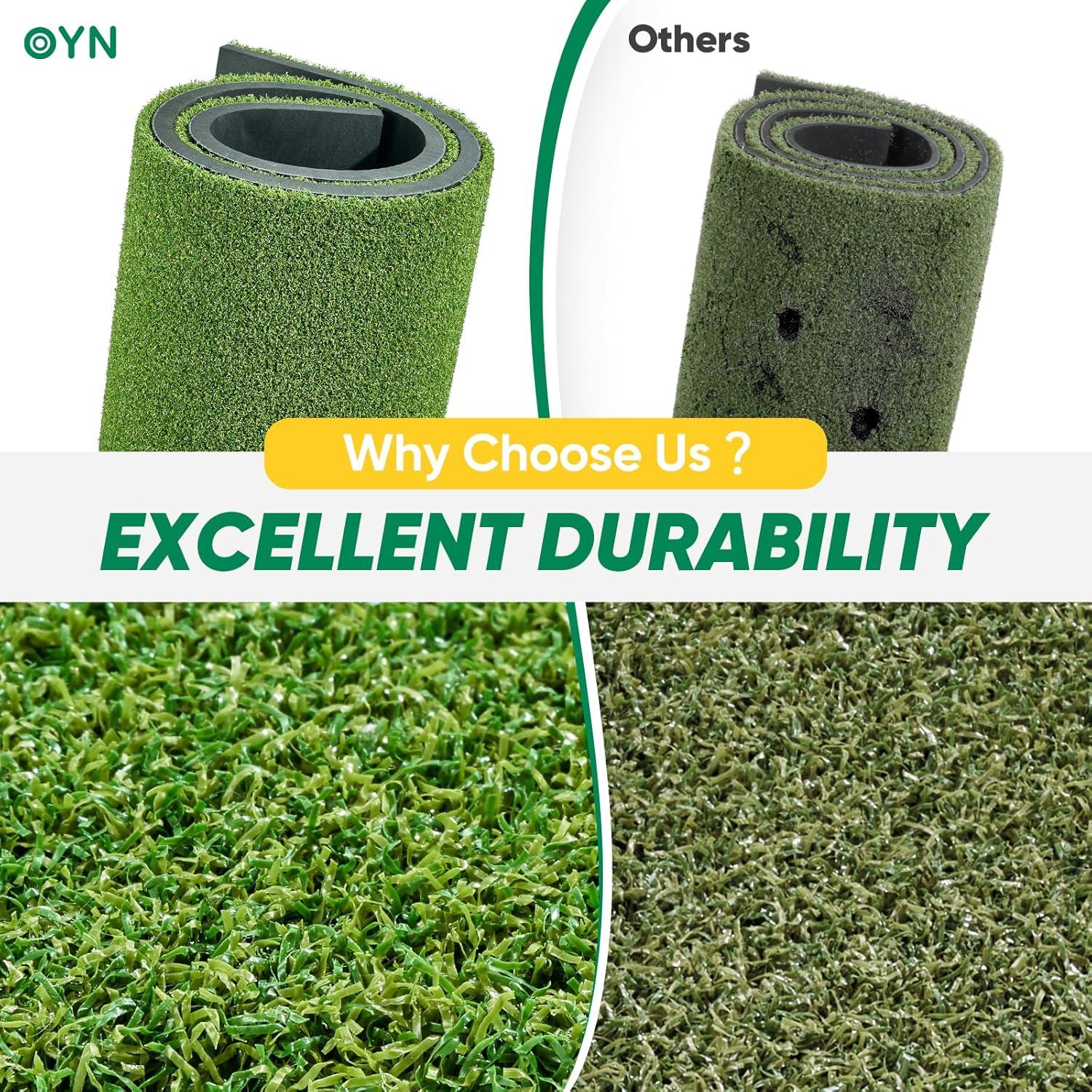 Alfombra de Golf OYN 1,52x1,22m con 9 Pelotas y 7 Tees