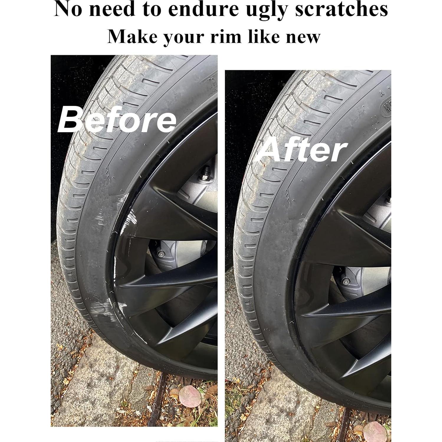 Pintura de Retoque para Llantas SYOAUTO Negro Brillante 12ml