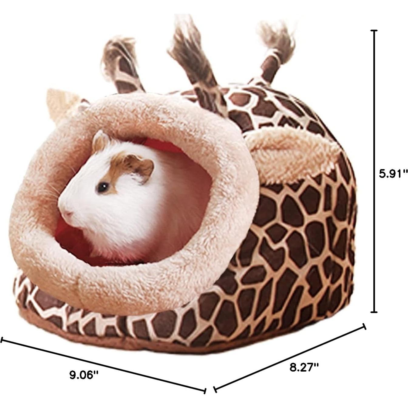 Cama y Escondite LEFTSTARER para Conejillos de Indias y Erizos