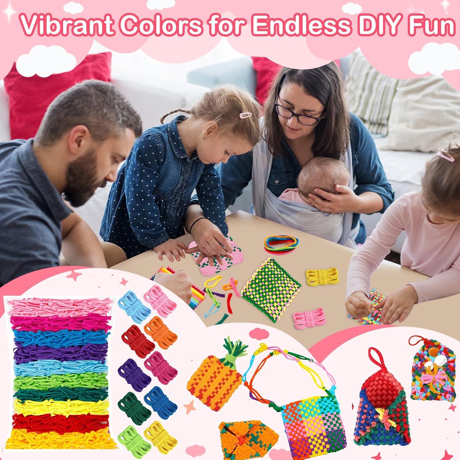 Kit de Telar SUGORER 800 Piezas Bucles Coloridos DIY