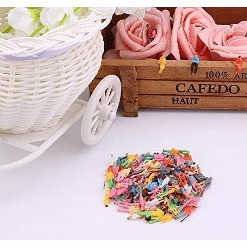 100 Figuras de Personas Modelo Pintadas 1:75 Airlxf para Escenas