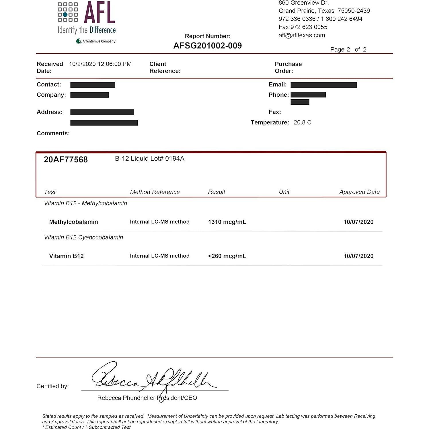 Gotas Líquidas de Vitamina B12 Veganas 5000 mcg Metilcobalamina