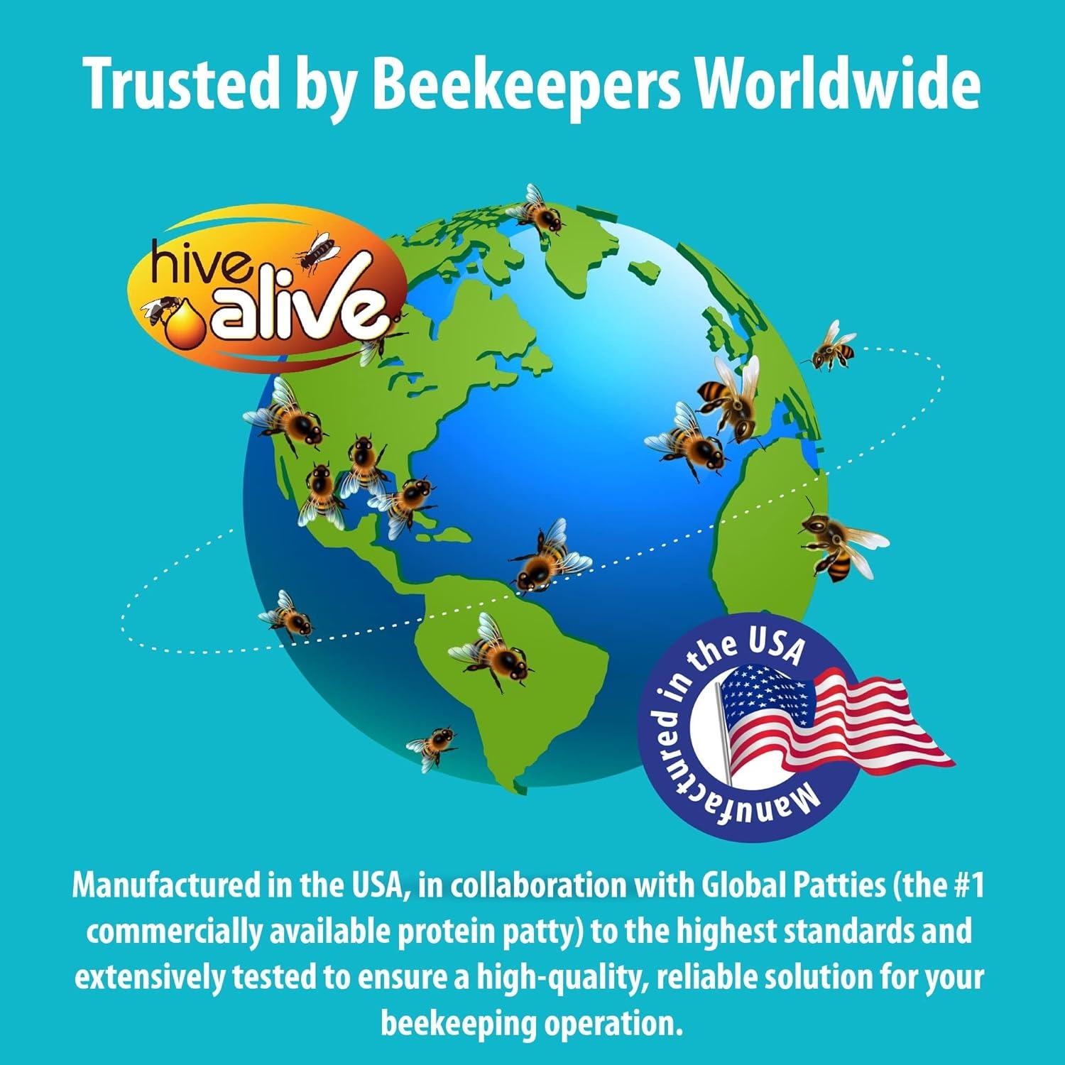 Pastillas de Polen para Abejas Hive Alive 0.9kg 15% Polen Real