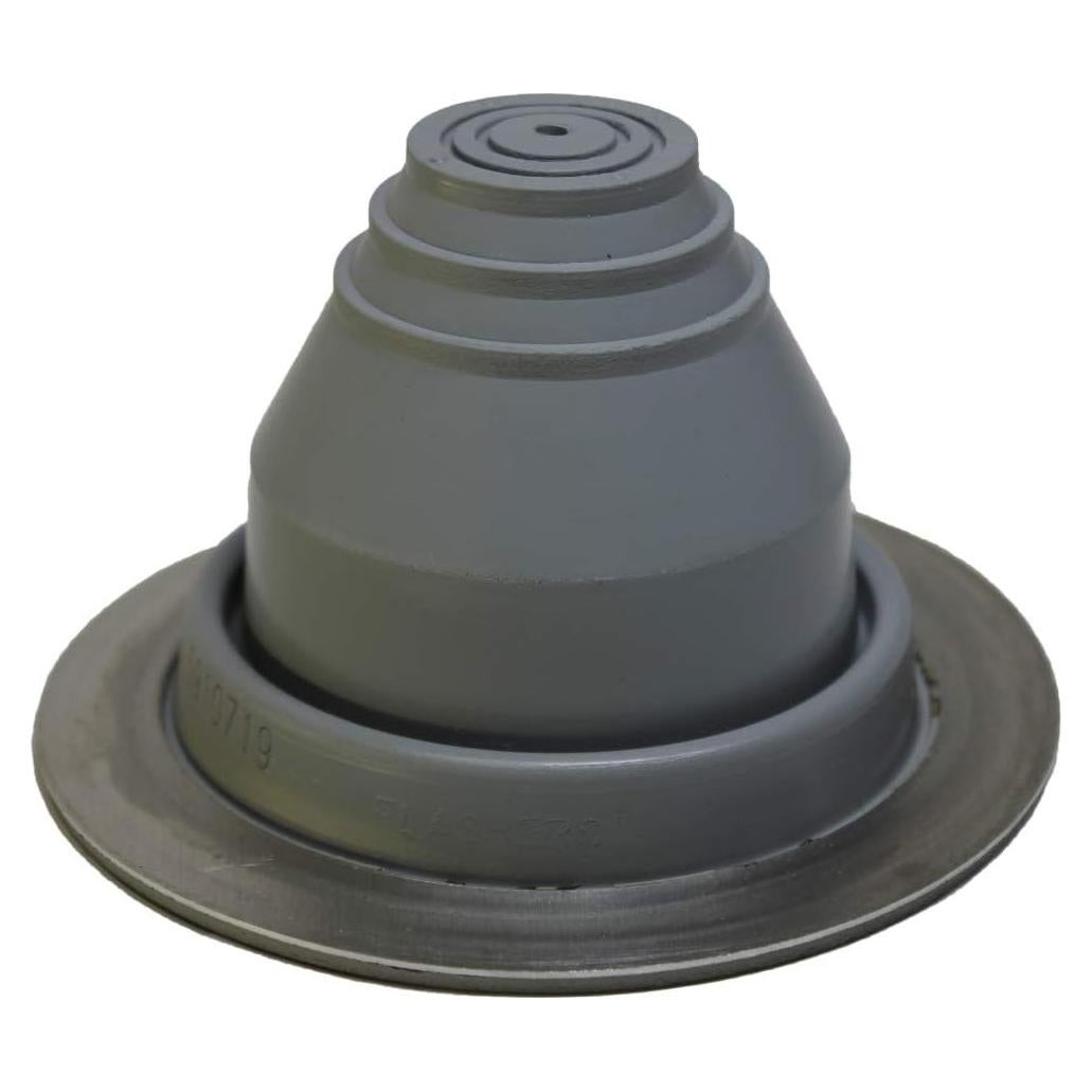 Teja de Tubería Flashers #1 Gris EPDM 1/4" a 2" - Hecho en EE. UU.