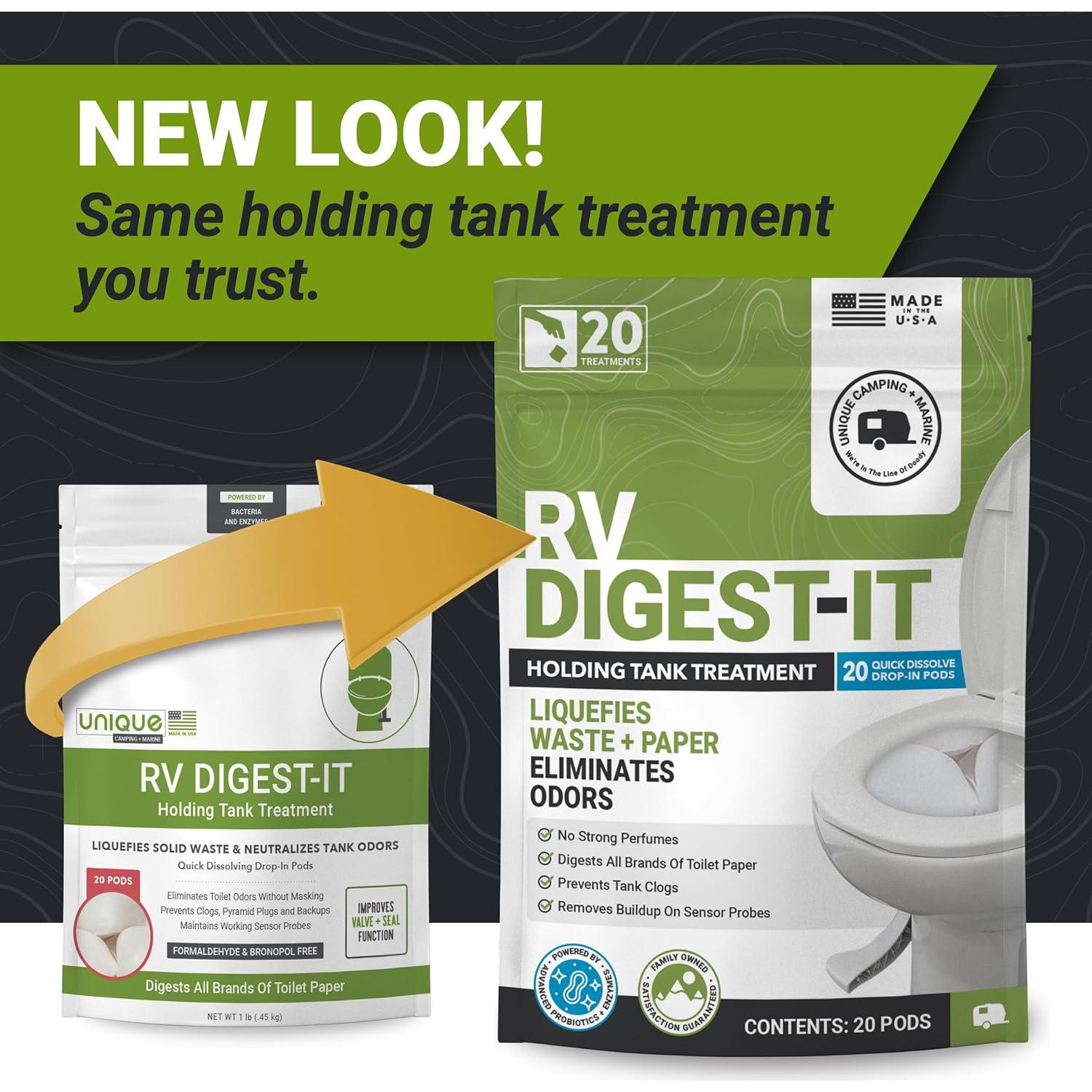 Tratamiento para Inodoro RV Unique Digest-It Classic 20 Cápsulas