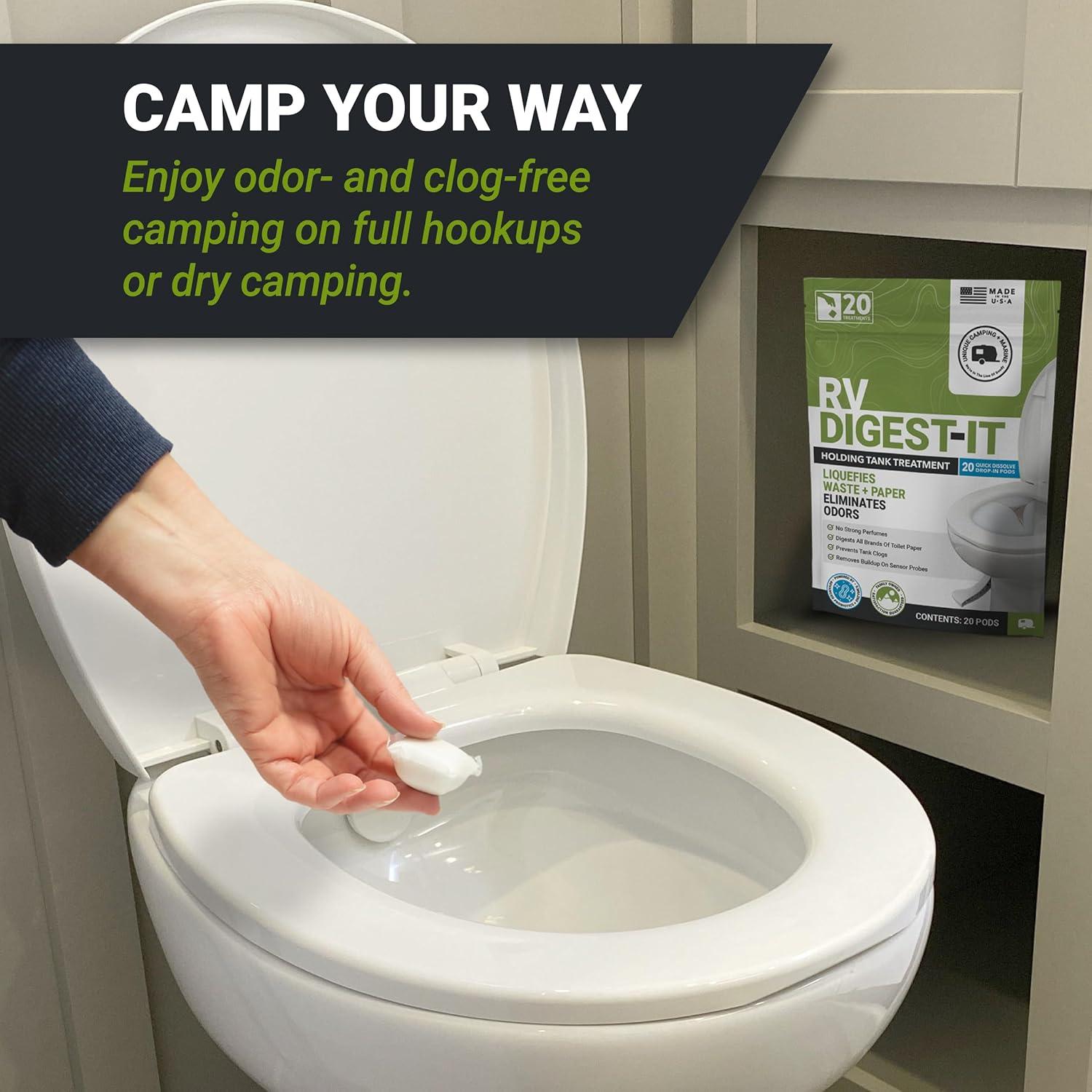 Tratamiento para Inodoro RV Unique Digest-It Classic 20 Cápsulas