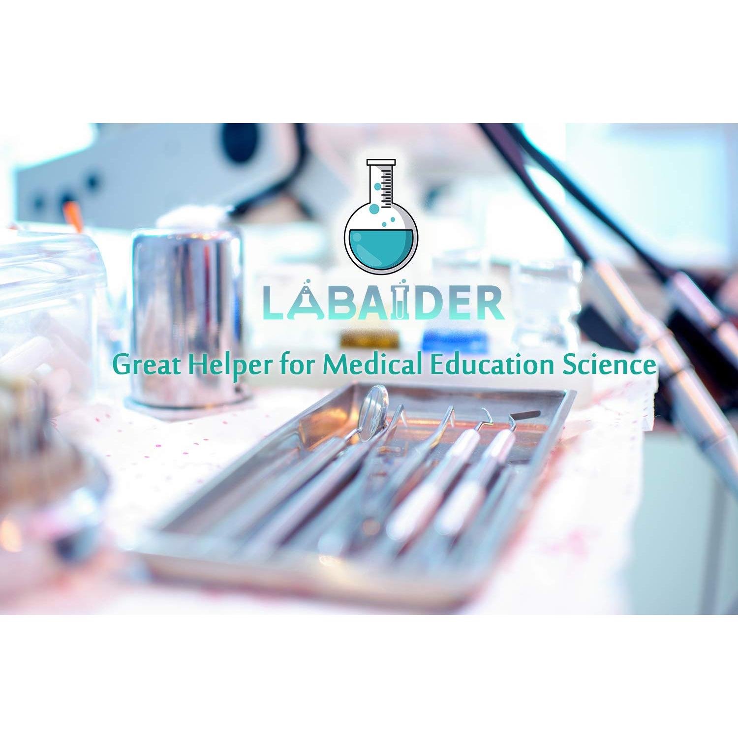 Paquete de 3 Bandejas Quirúrgicas Acero Inoxidable LabAider 22.5x11.5x2 cm