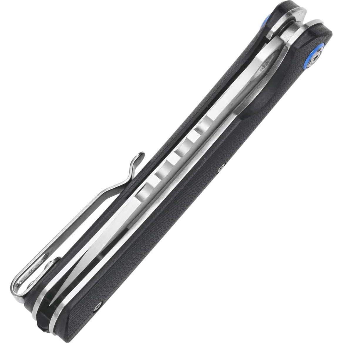 Cuchillo Plegable Sitivien ST145 Acero 14C28N Mango G10 Negro