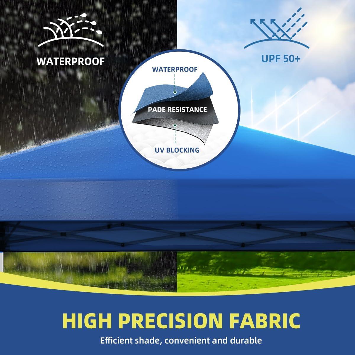 Carpa Instantánea Plegable SAILARY 3.05m x 3.05m Azul