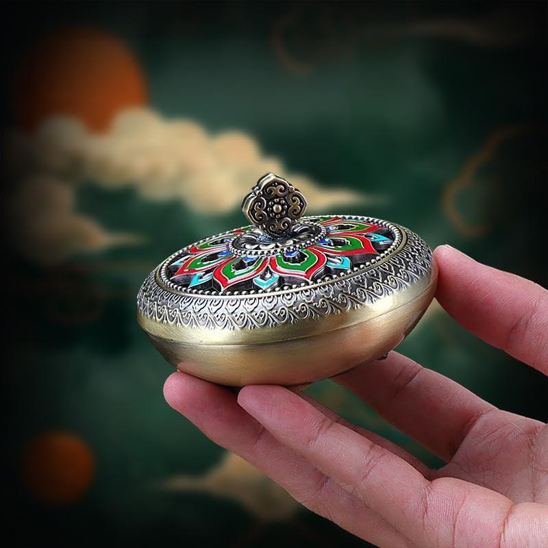 Soporte de Incienso Clásico Cavimort Loto Zinc 9.5cm