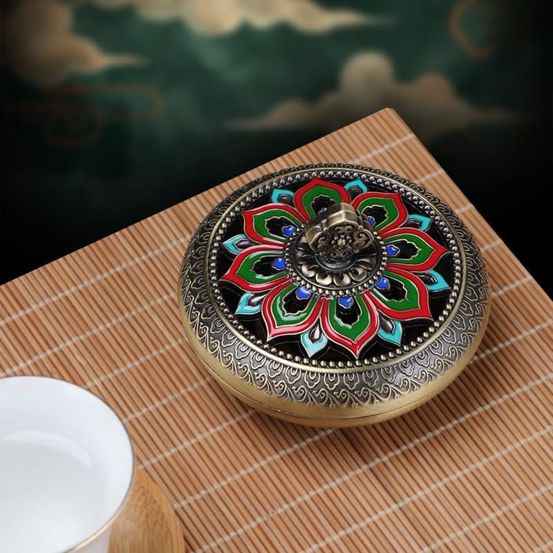 Soporte de Incienso Clásico Cavimort Loto Zinc 9.5cm