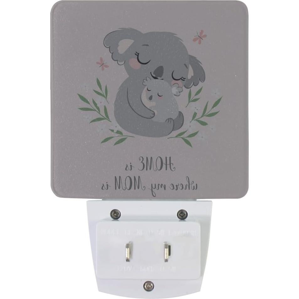 Luz Nocturna LED Enchufable AngelaBao Koala 2-Pack 0.5W