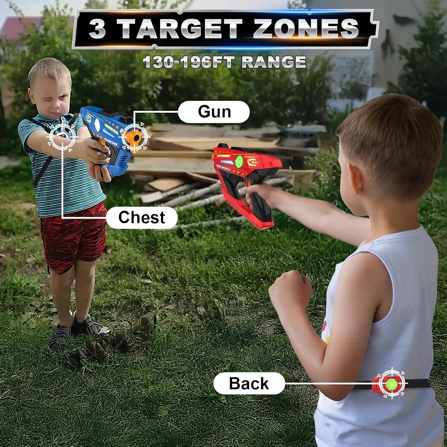 Juego de Pistolas de Etiqueta CheerCrew 2PCS Infrarrojo 8+ Años