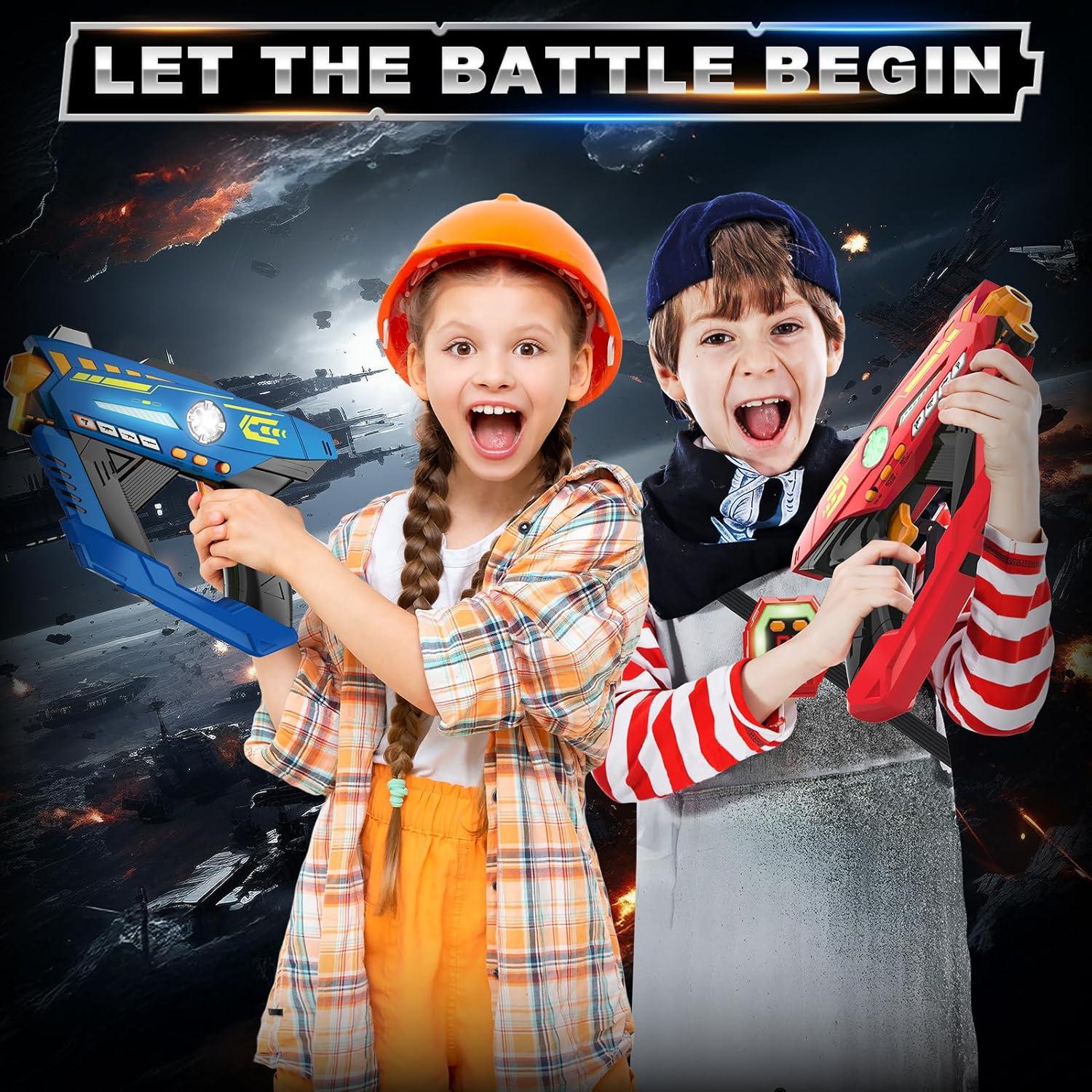 Juego de Pistolas de Etiqueta CheerCrew 2PCS Infrarrojo 8+ Años